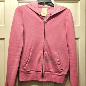 Victoria's Secret Pink Zip-Up Sweatshirt Sz S
